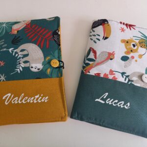 Protège carnet de santé molletonné