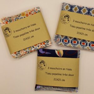 Mouchoirs lavables