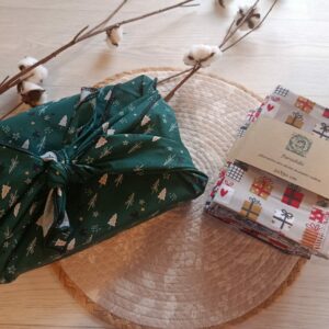Furoshiki : Tissu d'Emballage Réutilisable