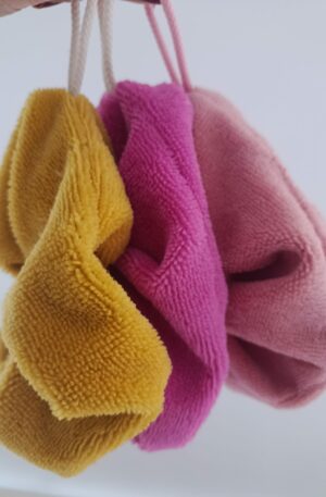 Fleur de douche éponge bambou