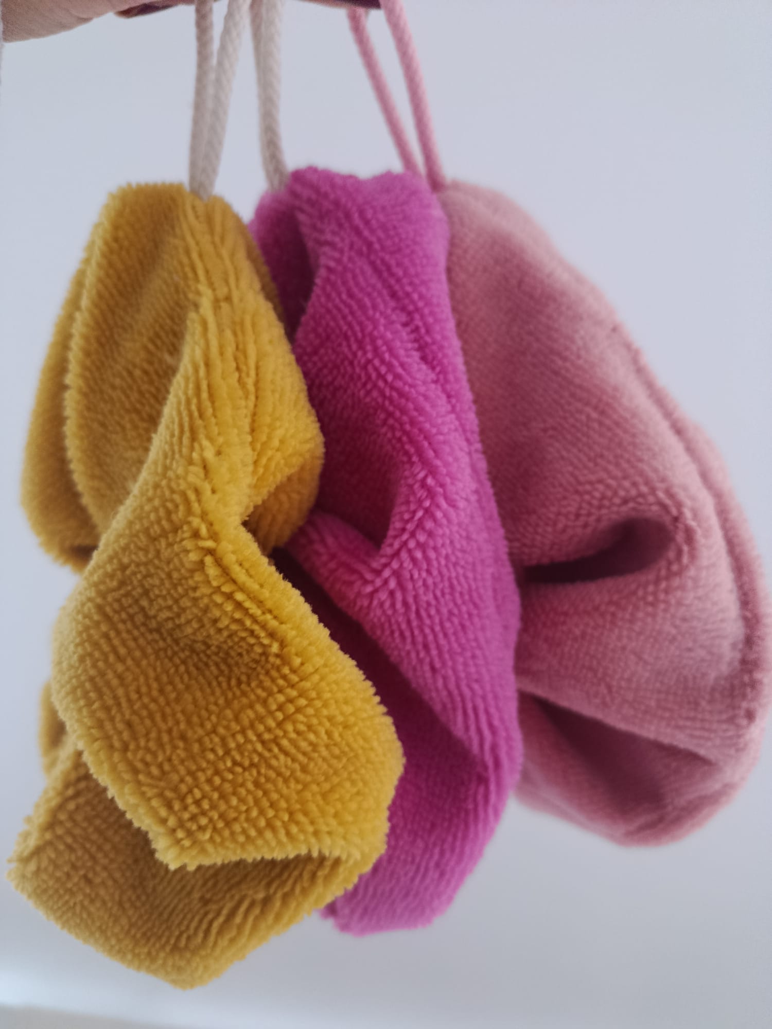 Fleur de douche éponge bambou