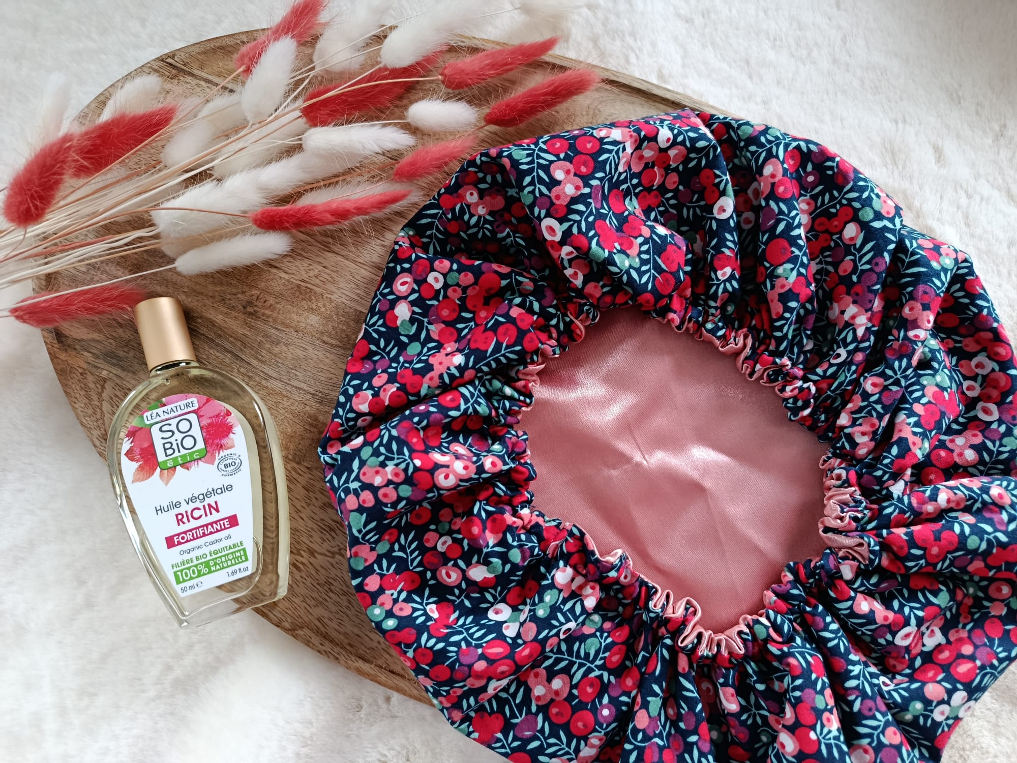 Bonnet de soin satin